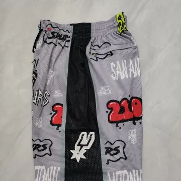 San Antonio Spurs Pocket Graffiti Basketball Shorts
