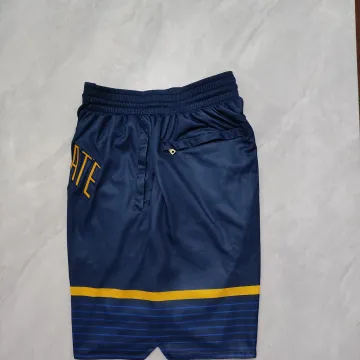 Golden State Warriors Pocket Navy Basketball Shorts