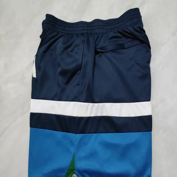 Pantaloncini da basket blu "Pocket" dei Minnesota Timberwolves - Qualità di prima scelta - Vista dettagliata