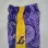 Los Angeles Lakers Pocket Purple Basketball Shorts