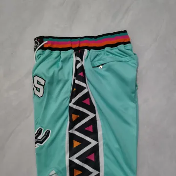 San Antonio Spurs City Edition Pocket Green Basketball Shorts