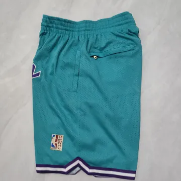 Charlotte Hornets Throwback Pocket Green Basketball Shorts