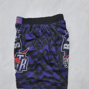 Toronto Raptors Pocket Purple Basketball Shorts