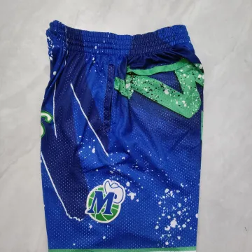 Dallas Mavericks Pocket Blue Basketball Shorts