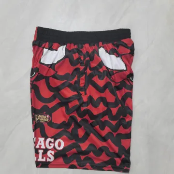 Chicago Bulls Pocket Red Basketball Shorts