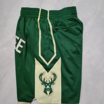 Milwaukee Bucks Pocket Green Basketball Shorts
