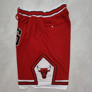 Chicago Bulls Pocket Red Basketball Shorts