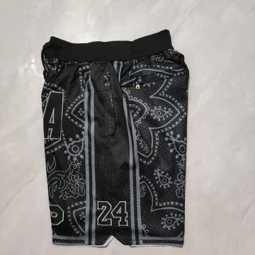 Los Angeles Lakers Pocket Black Basketball Shorts