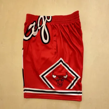 Chicago Bulls Pocket Red Basketball Shorts