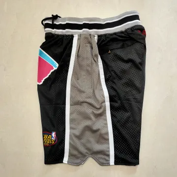 San Antonio Spurs Pocket Black Basketball Shorts