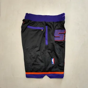 Phoenix Suns Pocket Black Basketball Shorts