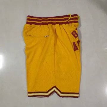 Los Angeles Lakers Pocket Yellow Basketball Shorts