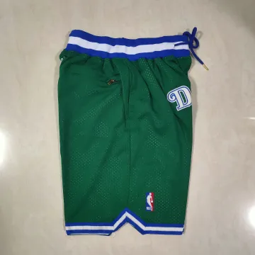 Dallas Mavericks Throwback Green Basketball Shorts