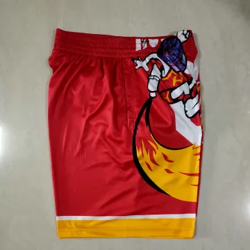 Houston Rockets Pocket Red Basketball Shorts