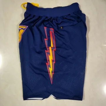 Golden State Warriors Pocket Blue Basketball Shorts
