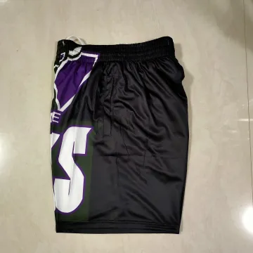 Milwaukee Bucks Pocket Black Basketball Shorts