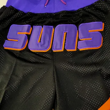 Phoenix Suns Throwback Pocket Black Basketball Shorts