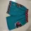 Memphis Grizzlies Throwback Green Basketball Shorts