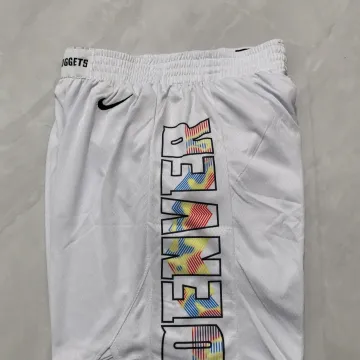 Denver Nuggets 2025 City Edition White Basketball Shorts