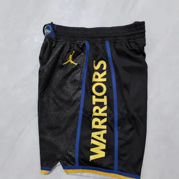 Golden State Warriors Pocket Black Basketball Shorts