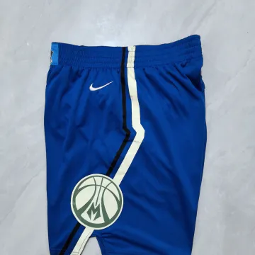 Milwaukee Bucks 2025 City Edition Blue Basketball Shorts
