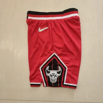 Chicago Bulls 75th Anniversary Throwback Red Basketball Shorts