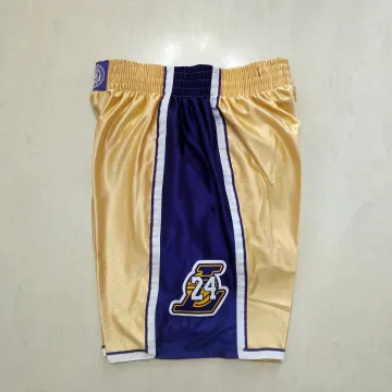 Los Angeles Lakers Hall of Fame Gold Basketball Shorts