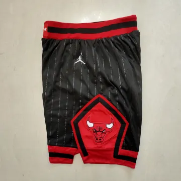 Chicago Bulls Black Stripe Basketball Shorts