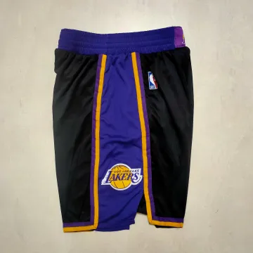 Los Angeles Lakers Black Basketball Shorts