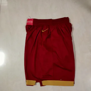 Houston Rockets City Edition Red Basketball Shorts