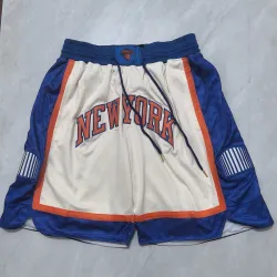 New York Knicks 2026 City Edition Pocket Cream Basketball Shorts - product photo New York Knicks 2026 City Edition Pocket Cream Basketball Shorts