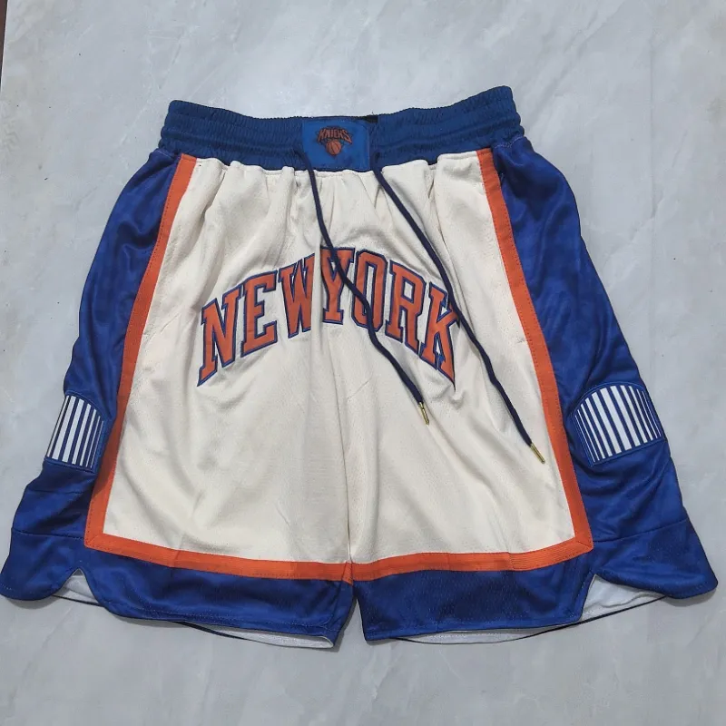 New York Knicks 2026 City Edition Pocket Cream Basketball Shorts