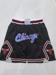 Calções de basquetebol pretos de bolso Chicago Bulls 2026 City Edition Chicago Bulls 2026 City Edition Pocket Black Basketball Shorts