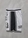 Los Angeles Lakers Throwback Pocket White Basketball Shorts