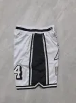 Los Angeles Lakers Throwback Pocket White Basketball Shorts