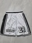 Los Angeles Lakers Throwback Pocket White Basketball Shorts