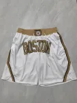 Boston Celtics 2026 City Edition Pocket White Basketball Shorts Boston Celtics 2026 City Edition Pocket White Basketball Shorts