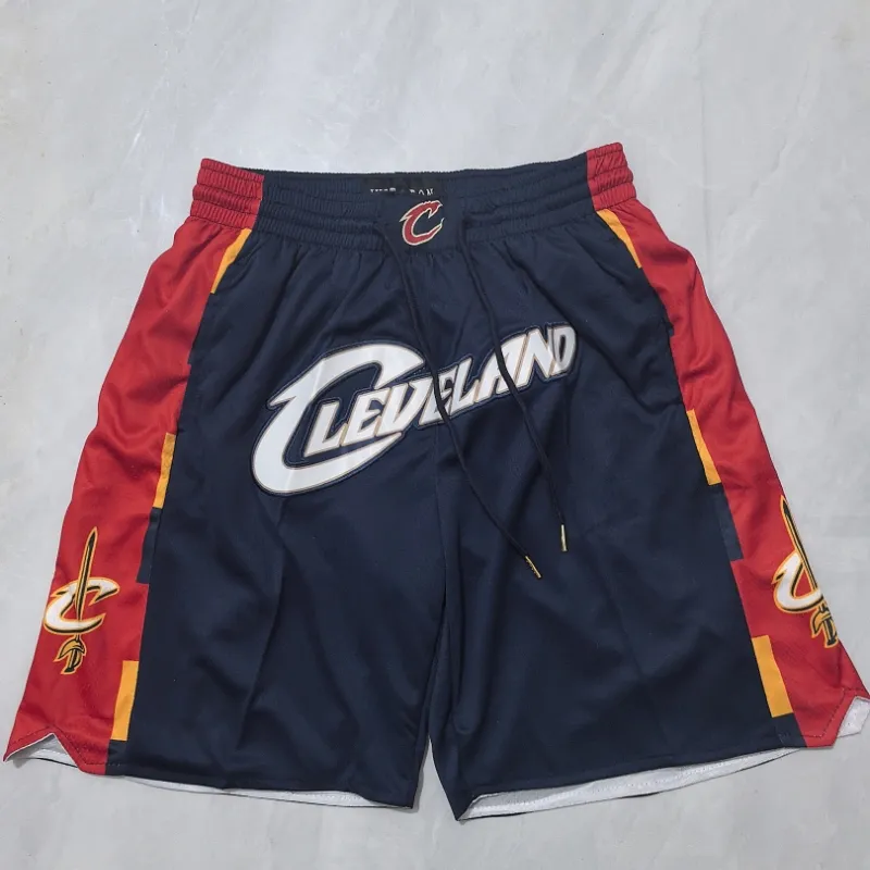 Cleveland Cavaliers 2026 City Edition Throwback Pocket Navy Basketball Shorts