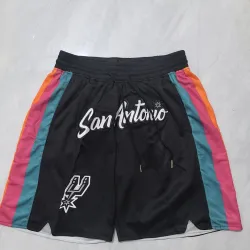San Antonio Spurs 2026 City Edition Pocket Black Basketball Shorts - product photo San Antonio Spurs 2026 City Edition Pocket Black Basketball Shorts