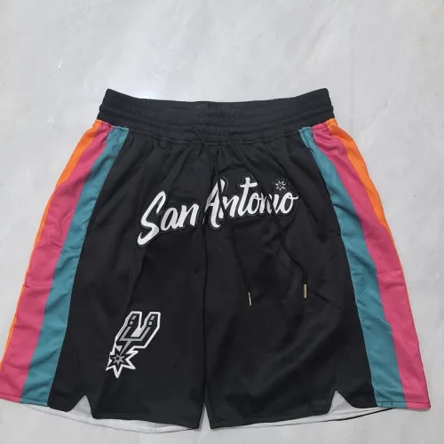 San Antonio Spurs 2026 City Edition Pocket Black Basketball Shorts