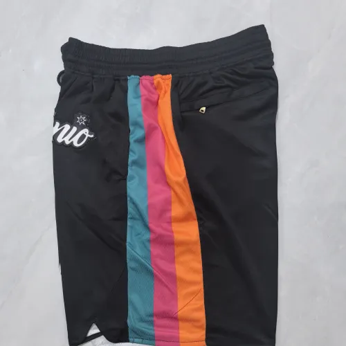 San Antonio Spurs 2026 City Edition Pocket Black Basketball Shorts