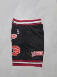 Chicago Bulls Throwback Pocket Black Basketball Shorts