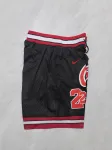 Chicago Bulls Throwback Pocket Black Basketball Shorts