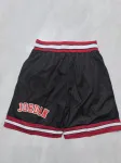 Chicago Bulls Throwback Pocket Black Basketball Shorts