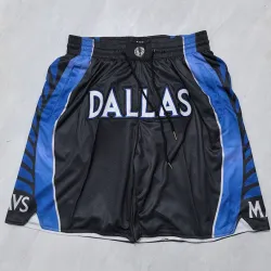 Dallas Mavericks 2026 City Edition Pocket Black Basketball Shorts - product photo Dallas Mavericks 2026 City Edition Pocket zwarte basketbalshort