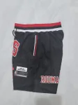 Chicago Bulls Throwback Pocket Black Basketball Shorts