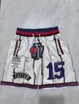 Toronto Raptors Throwback Pocket White Basketball Shorts Toronto Raptors Throwback Pocket White Basketball Shorts