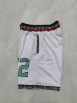 Memphis Grizzlies Throwback Pocket White Basketball Shorts