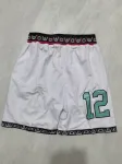 Memphis Grizzlies Throwback Pocket White Basketball Shorts