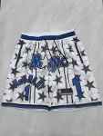 Orlando Magic Throwback Pocket witte basketbalshort Orlando Magic Throwback Pocket White Basketball Shorts